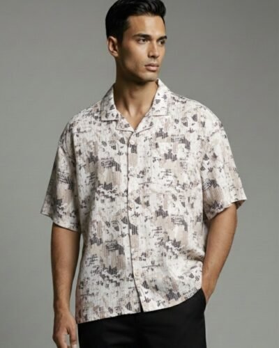 Occult Havana Cuban Shirt | Khaki