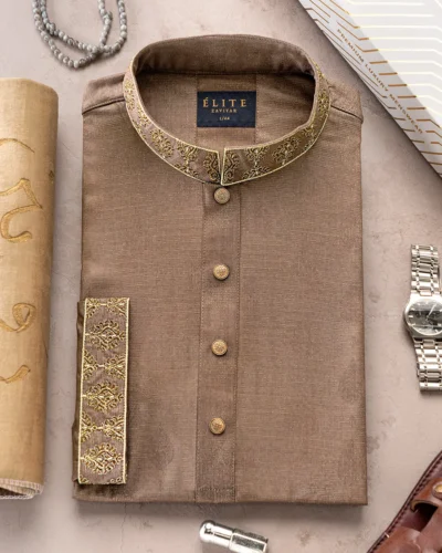Zaviyar Premium Panjabi | Cedar
