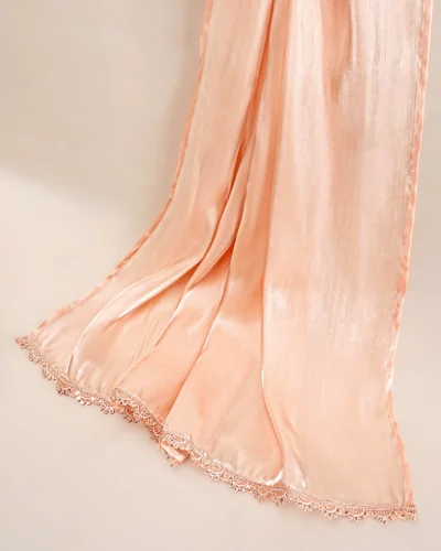 Premium Organza Dupatta | Cloud Pink