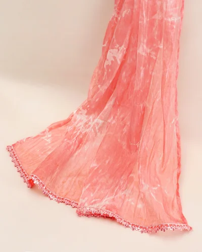 Premium Organza Dupatta | Blush Pink