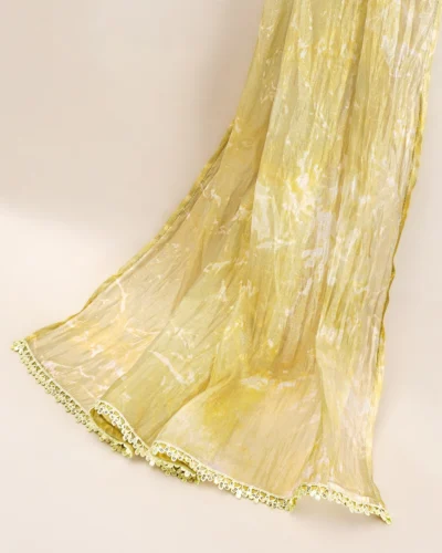 Premium Organza Dupatta | Olive Green