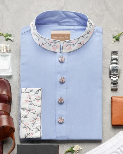 Occult Ethnic Club Panjabi | Powder Blue