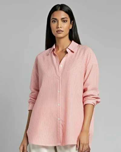 Female Premium Cotton Loose Fited Top | Starfiss Orange