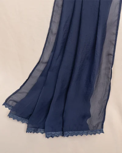 Premium Organza Dupatta | Admiral Blue