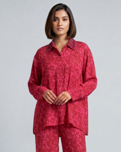 Female Loose Fit Casual Top | Jester Red