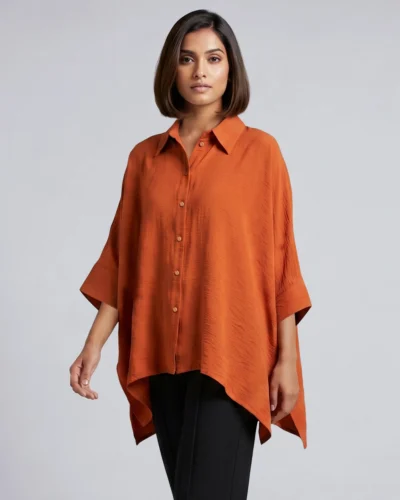 Female Loose Fit Casual Top | Ginger Bread