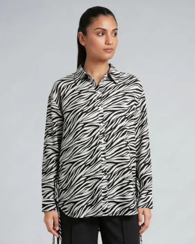 Female Loose Fit Casual Top | Alabaster